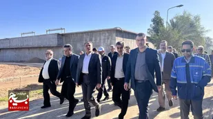 بازدید مدیر عامل شرکت آبفا کشور از تصفیه خانه غرب اهواز