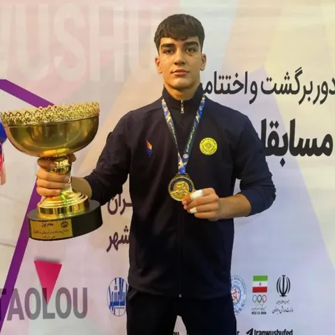 آرین لطفی، ورزشکار بسیجی تیم مقاومت تهران، در یک پایانی پرهیجان، قهرمان لیگ برتر ووشوی ایران شد