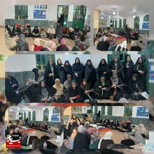 برگزاری کارگاه حصیربافی توسط گروه جهادی شهید سید مجید حسینی