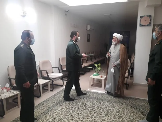 دیدار فرمانده سپاه ناحیه حضرت عبدالعظیم حسنی(ع)با مسئول رسیدگی به امورمساجد شهرستان ری