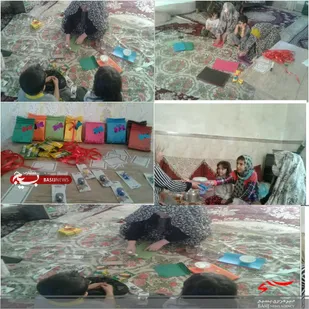 توزیع بسته فرهنگی در روستای کشک آباد مانه و سملقان