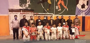 قهرمانی تیم فوتسال بسیجیان پایگاه امام علی(ع) شیروان