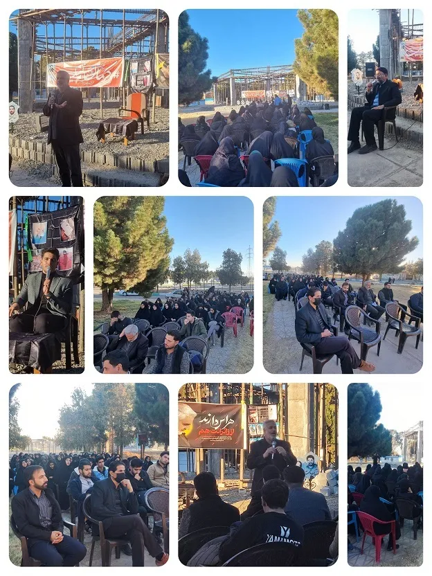 تجدید میثاق دوباره دانشجویان زرندی با راه شهید سلیمانی