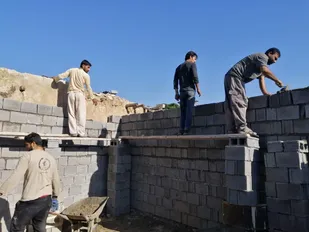 حضور گروه جهادی در روستای دویره بوشهر/ عکس