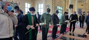 گلباران و عطر افشانی قبور مطهر شهدا در فرادنبه