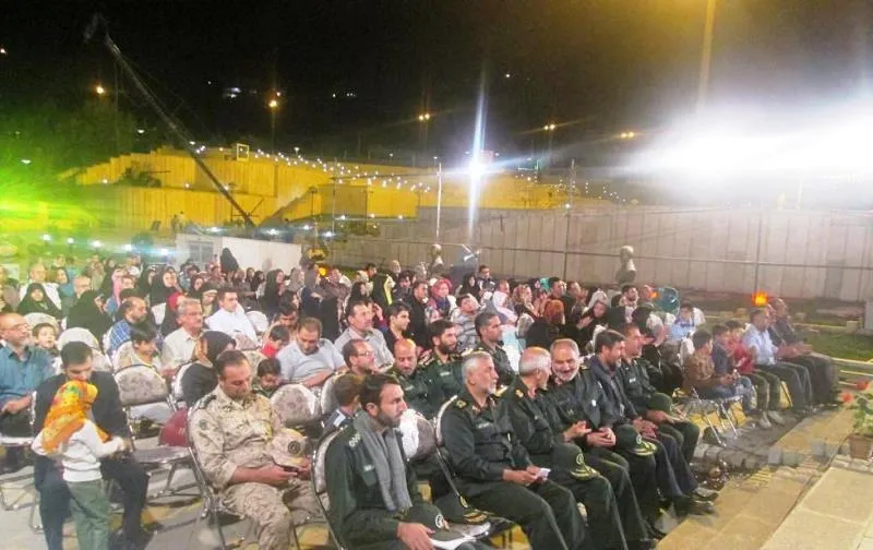 مراسم «شب خاطره» در باغ موزه دفاع مقدس همدان