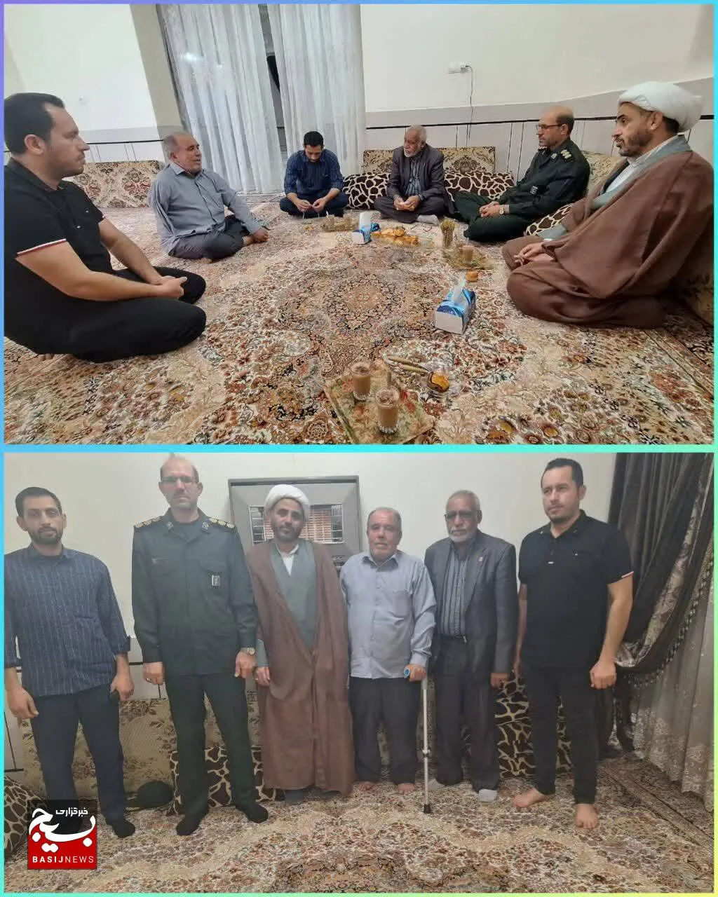 دیدار با جانبازان دفاع مقدس در شوش