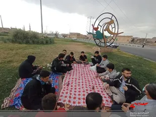 اردوی بسیجیان پایگاه شهید جمراسی در مسجد مقدس جمکران