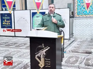 دیدار بسیجیان، مسئولین، پاسداران و پیشکسوتان با امام جمعه شهرستان مرودشت به مناسبت فرارسیدن هفته بسیج