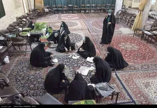زنان عاشورایی آذربایجان یکبار دیگر پای محرم ایستادند