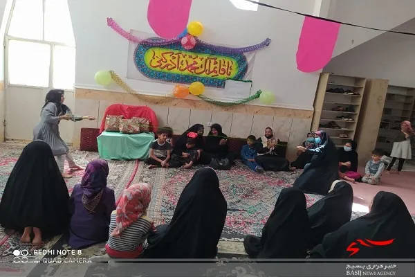 برگزاری مسابقات نقاشی و طناب کشی برای دختران با مشارکت پایگاه مائده مسجد ابوذر غفاری