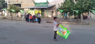 جشن باشکوه عیدغدیر خم در محله های فریدن