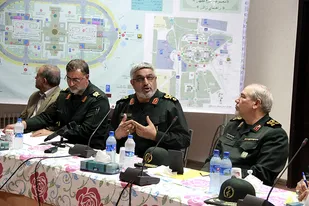 جلسه هماهنگی قرارگاه شهید فهمیده با موضوع برگزاری بیست و هفتمین سالگرد ارتحال امام خمینی (ره)