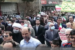 خروش مردم پایتخت وحدت در یوم الله 13 آبان