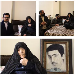 دیدار مسئولین بسیجی سازمان بسیج حقوق دانان با خانواده ی معظم شهید علی شمس