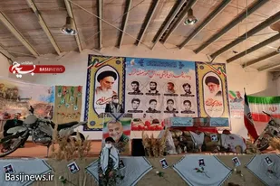 یادواره شهدای فرهنگی و دانش&zwnj;آموز و تشییع دو شهید گمنام در خزل