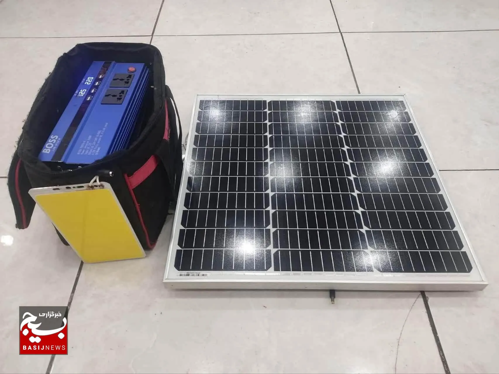 ساخت دستگاه UPS و پکیج خورشیدی توسط دانش‌آموز هنرستان خوارزمی باغملک