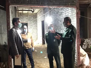بازدید فرمانده سپاه شاهرود از روند ساخت درمانگاه رضوی شاهرود