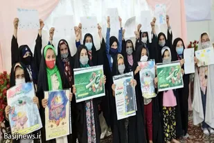 برگزاری مانور فرهنگی به مناسبت هفته عفاف و حجاب در فامنین