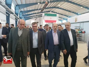 بازدید مقامات عالی اقتصادی کشور از سه واحد تولیدی شهرک صنعتی خیام