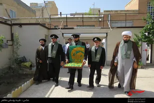 کاروان زیر سایه خورشید در منزل سردار شهید &laquo;بهمنی&raquo;