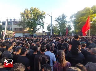 مراسم نخل گردانی مردم روستای قلعه نو خرقان شاهرود