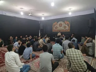 برگزاری مراسم شهادت حضرت علی بن موسی الرضا(علیه السلام) توسط رزمندگان گردان107 امام حسین(علیه السلام)