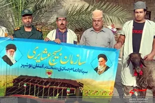پویش نذر قربانی و ذبح بیش از ٢٧۵ رأس گوسفند در عید بزرگ قربان توسط عشایر استان بوشهر