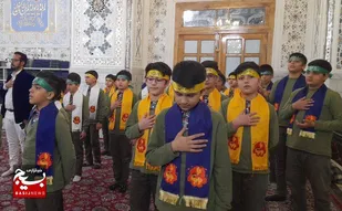جشن باشکوه ۱۵۰۰ پدر و پسری در حرم مطهر رضوی با رویکرد تربیتی
