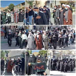 پیاده روی جاماندگان کربلا، در شهرستان فیروزکوه