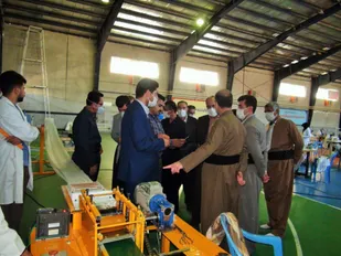 تقدیر از گروه جهادی کانون بسیج مهندسین صنعتی ناحیه جوانرود