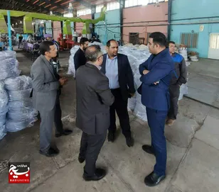 بازدید مدیر عامل شرکت فناوری نوین سروش سپهر از شهرک صنعتی زاهدان