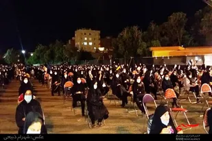 مراسم شام غریبان در پارک سیفیه ملایر