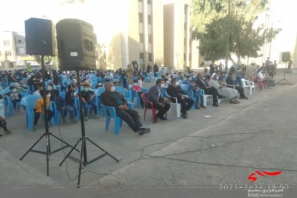 در مراسم جنگ شادی از بسیجیان نمونه تقدیر شد