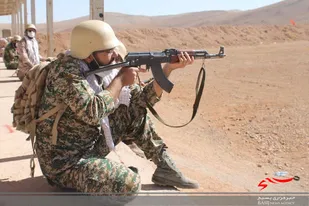 میدان تیر کارکنان سپاه همدان در پادگان سیدالشهدا