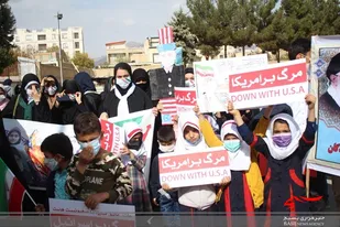 راهپیمایی دشمن شکن 13 آبان در گلپایگان