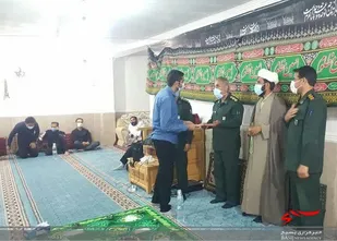 تکریم و معارفه فرمانده پایگاه مقاومت بسیج امام سجاد(ع)اهرم