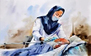 فرمانده سپاه ناحیه خمین روز پرستار را تبریک گفت/روحیه نوع دوستی و ایثار پرستار نوید بخش پیروزی دیگری در تاریخ کشور