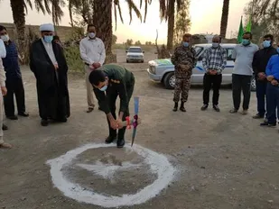 کلنگ ساخت 69 واحد مسکونی در بخش اسماعیلیه جیرفت به زمین زده شد