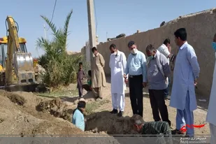 عملیات اصلاح و توسعه شبکه آب شرب محله "حاجی عبداله" شهرستان زهک آغاز شد