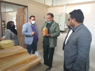 بازدید اعضای کلینیک تخصصی صنعت یار بسیج شاهرود از کارخانه نان حجیم لوتوس+ تصاویر