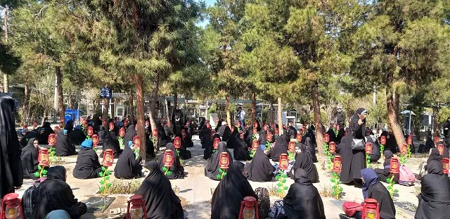 مراسم هم عهدی با شهدا در گلزار بهشت زهرا (س)