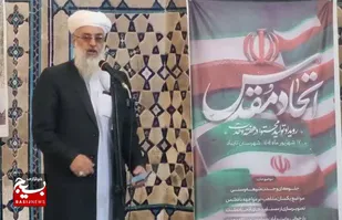 مدیر حوزه علمیه مظهرالتوحید تایباد هفته بسیج را تبریک گفت