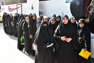 ۳۱۳ دانش آموز دختر کهگیلویه و بویراحمد به اردوی راهیان نور اعزام شدند + ( تصاویر)