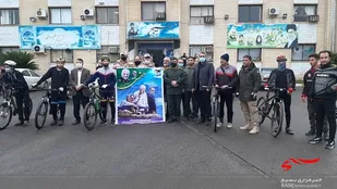 تور دوچرخه و موتور سواران چالوس به یاد سردار دلها