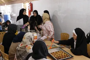 کارگاه های آموزشی در دانشگاه هنر اسلامی؛ گروه دختران
