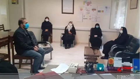 دیدار جمعی از خواهران بسیجی با کادر درمان بیمارستان والفجر شهرستان تفرش
