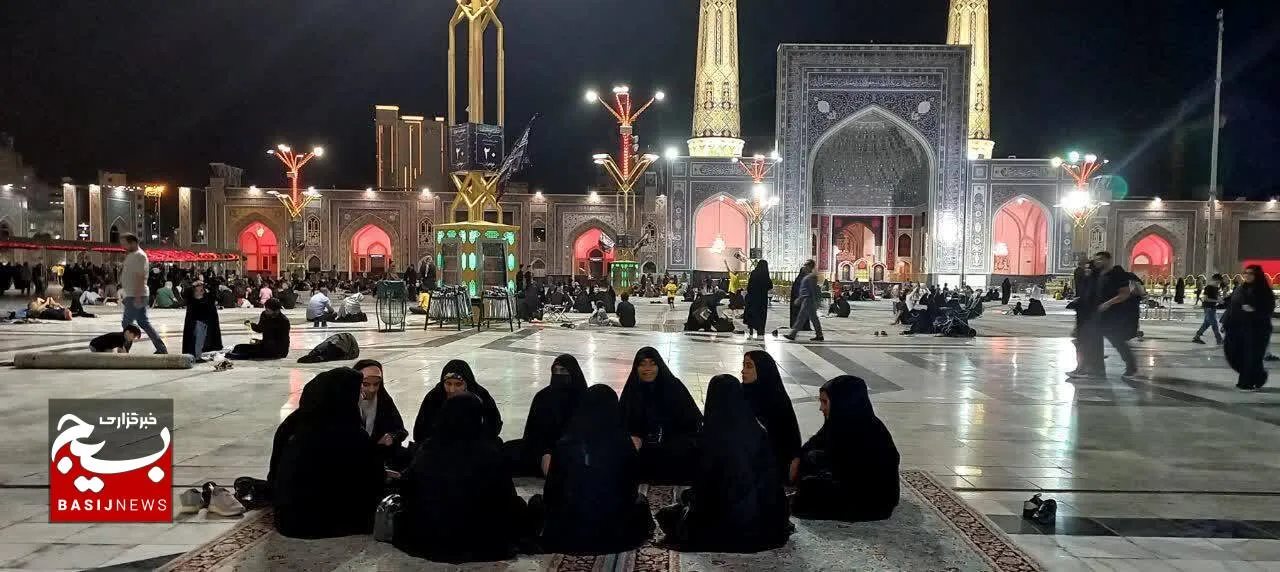 اجرای برنامه های فرهنگی و جهادی توسط نوجوانان حلقات صالحین در اردوی تربیتی مشهد مقدس