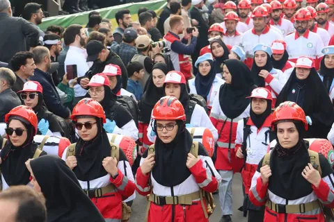 حضور گروه‌های گوناگون مردمی استان گیلان در رزمایش «جان‌فدا» 