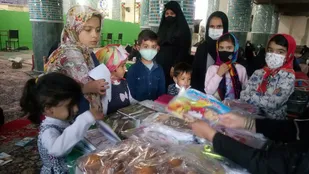 نذر فرهنگی در مراسم شهادت حضرت رقیه (س)
